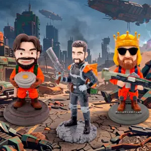 BONECO PERSONALIZÁVEL - ESTILO CARTOON - ARC RAIDERS